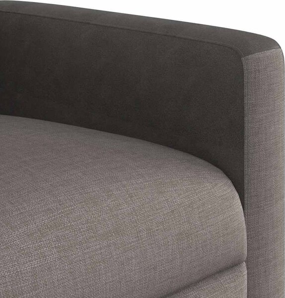 VidaXL Polohovací křeslo textil [4104830] Barva: Hnědá