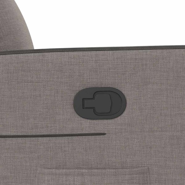 VidaXL Polohovací křeslo textil [4104830] Barva: Hnědá