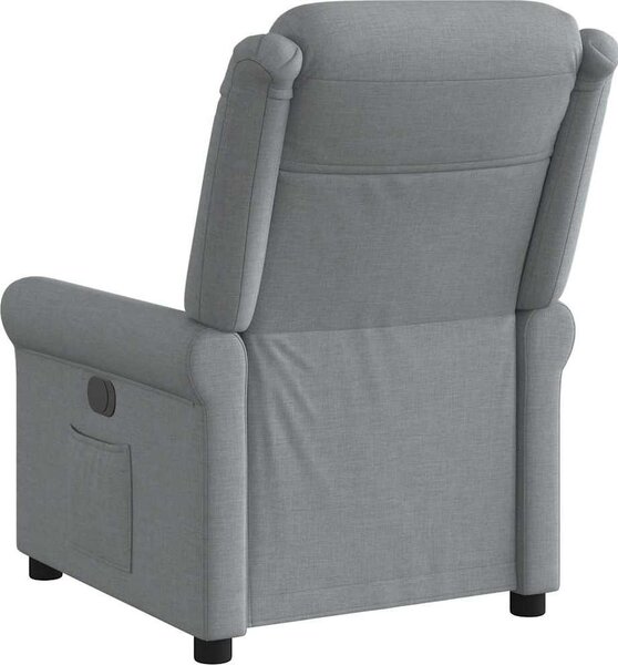 VidaXL Polohovací křeslo textil [4015638] Barva: Černá