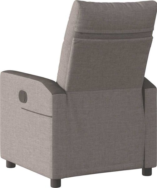VidaXL Polohovací křeslo textil [4104830] Barva: Hnědá