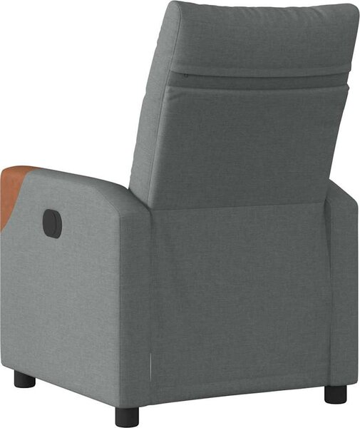 VidaXL Polohovací křeslo textil [4104812] Barva: Hnědá