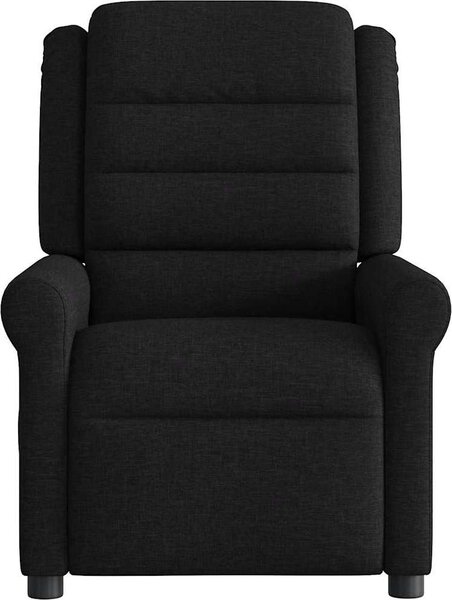 VidaXL Polohovací křeslo textil [4015638] Barva: Černá