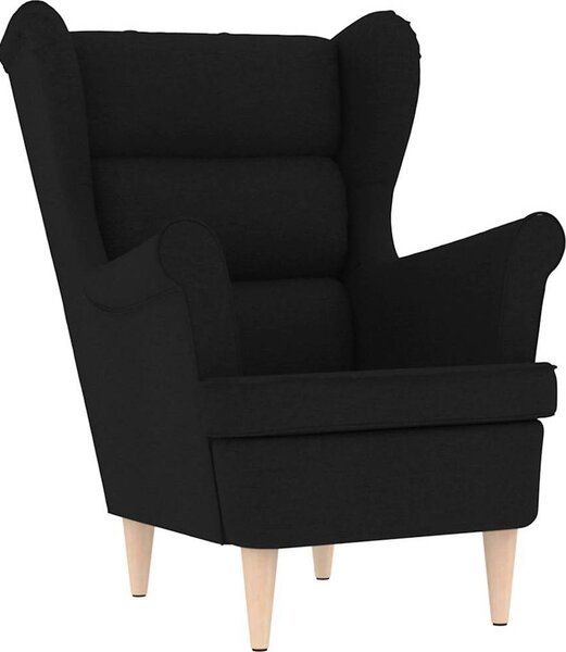 VidaXL Křeslo s podnožkou textil [3307991] Barva: krémová