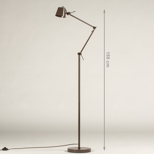 Stojací designová lampa Snap Fosca Brown (LMD)
