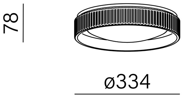 AQform designová stropní svítidla Blos Cast LED 35