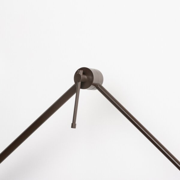 Nástěnné designové svítidlo s ramenem Snap Fosca Brown (LMD)