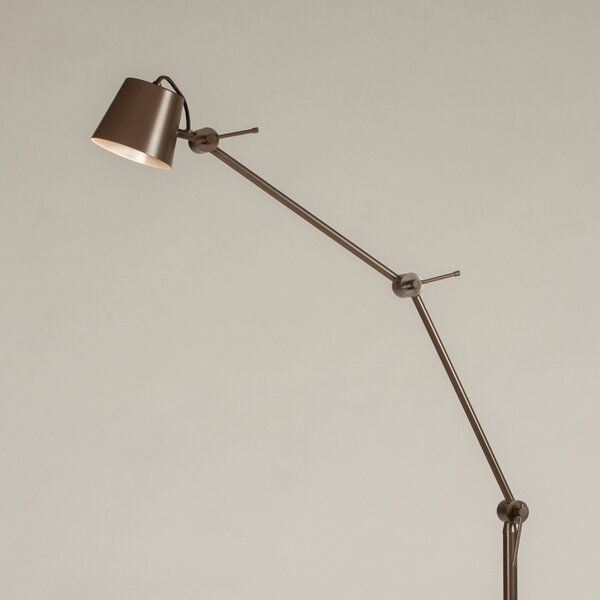 Stojací designová lampa Snap Fosca Brown (LMD)