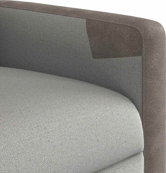VidaXL Masážní polohovací křeslo textil [4104843] Barva: Tmavě šedá