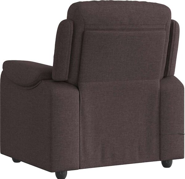 VidaXL Masážní polohovací křeslo textil [4015697] Barva: světle šedá