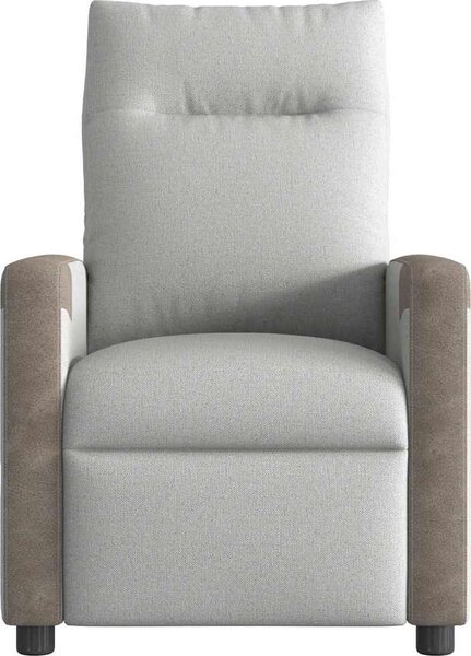 VidaXL Masážní polohovací křeslo textil [4104843] Barva: Tmavě šedá