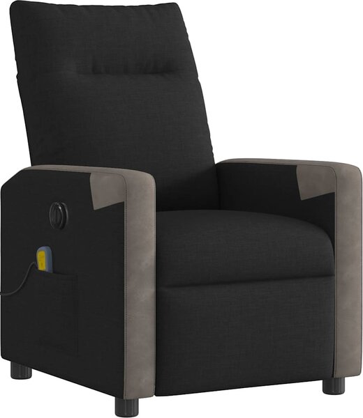 VidaXL Elektrické masážní polohovací křeslo textil [3324085] Barva: světle šedá
