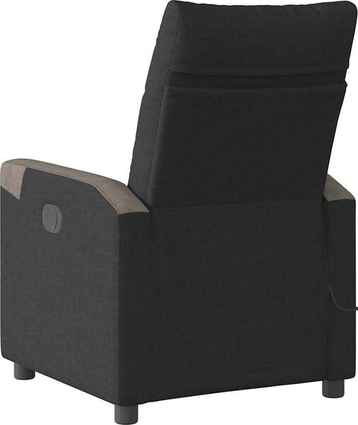 VidaXL Elektrické masážní polohovací křeslo textil [3324085] Barva: světle šedá