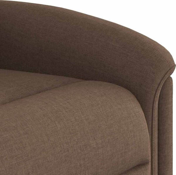 VidaXL Elektrické masážní polohovací křeslo textil [3303248] Barva: Hnědá