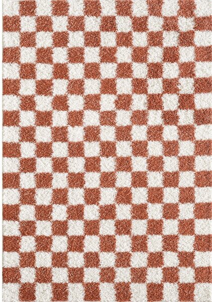 Krémový/v terakotové barvě koberec 160x230 cm Grida – ESTE