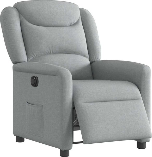 VidaXL Elektrické polohovací křeslo textil [3303179] Barva: krémová