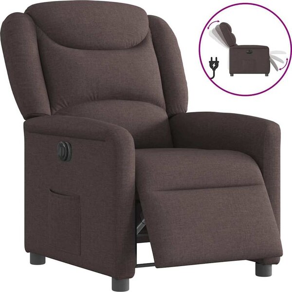 VidaXL Elektrické polohovací křeslo textil [3303179] Barva: krémová
