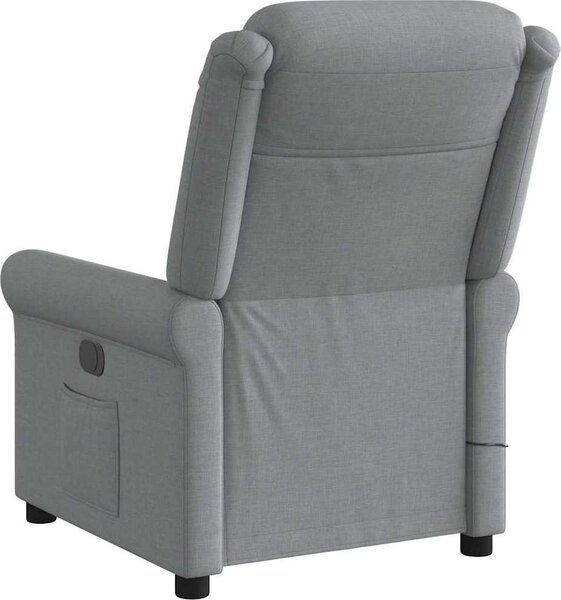 VidaXL Elektrické masážní polohovací křeslo textil [3303304] Barva: Hnědá