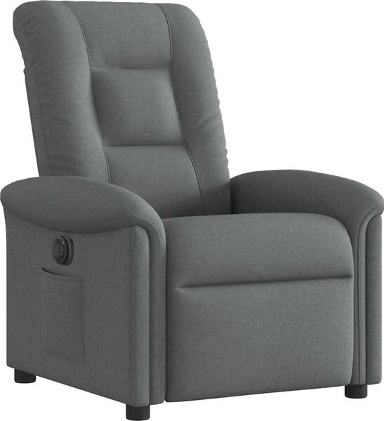 VidaXL Elektrické polohovací křeslo textil [3303238] Barva: tmavě hnědá