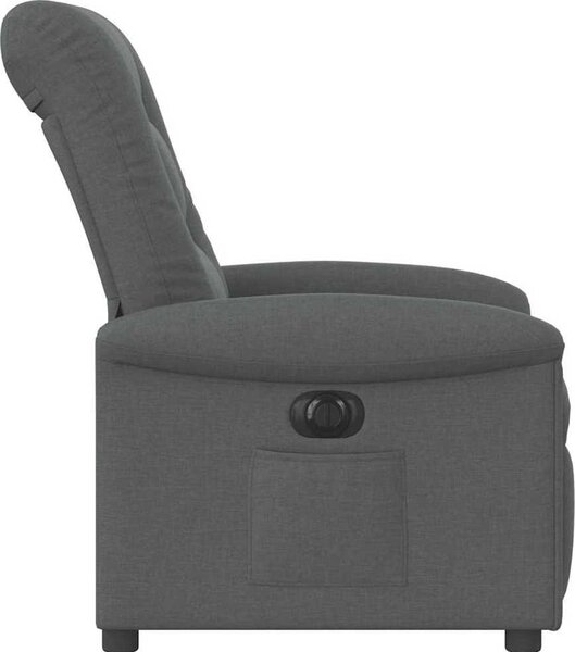 VidaXL Elektrické polohovací křeslo textil [3303238] Barva: tmavě hnědá