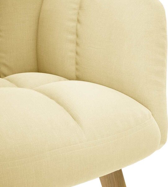 VidaXL Relaxační křeslo s podnožkou textil [4016785] Barva: Černá