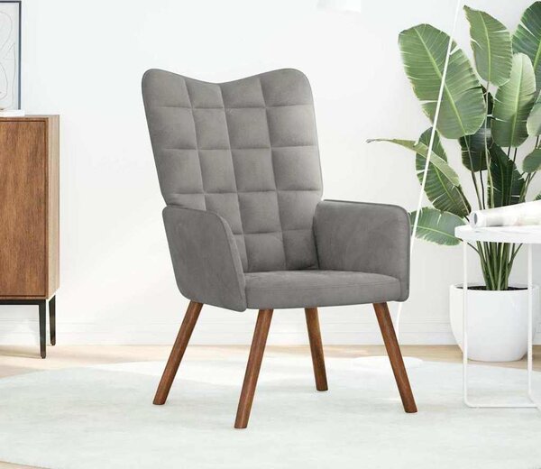 VidaXL Relaxační křeslo samet [4016814] Barva: Růžová