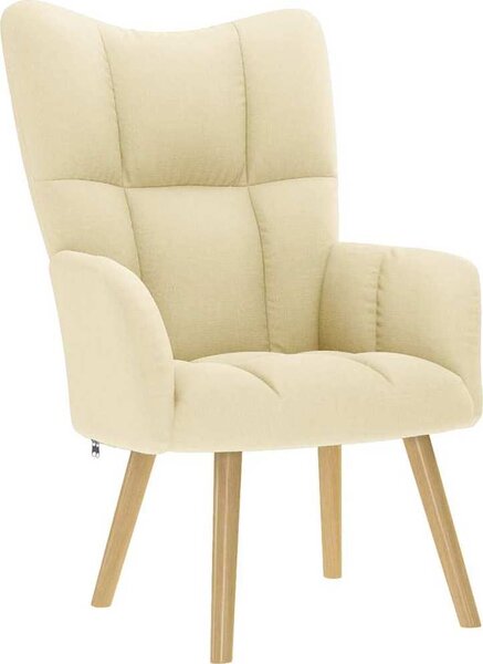 VidaXL Relaxační křeslo s podnožkou textil [4016785] Barva: Černá