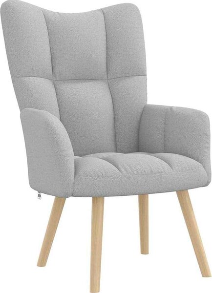 VidaXL Relaxační křeslo textil [4016774] Barva: Obláčkově šedá