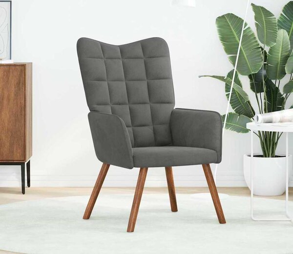 VidaXL Relaxační křeslo samet [4016814] Barva: Růžová