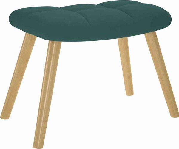 VidaXL Relaxační křeslo s podnožkou textil [4016785] Barva: Černá