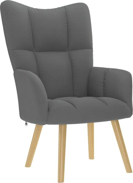 VidaXL Relaxační křeslo textil [4016774] Barva: Tmavě šedá