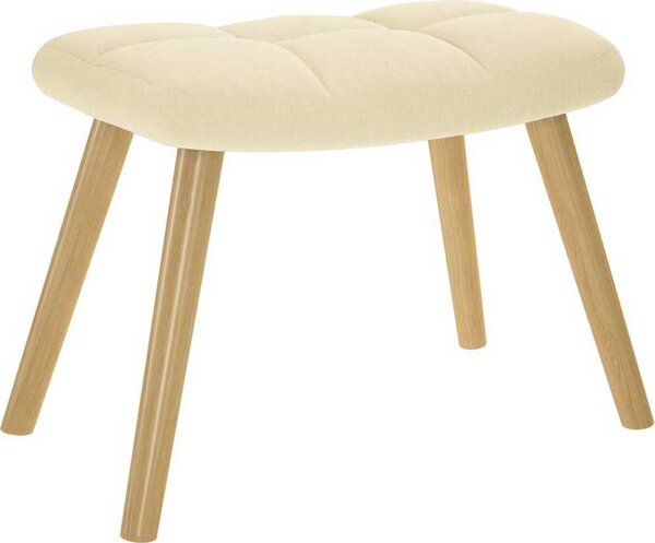 VidaXL Relaxační křeslo s podnožkou textil [4016785] Barva: Černá