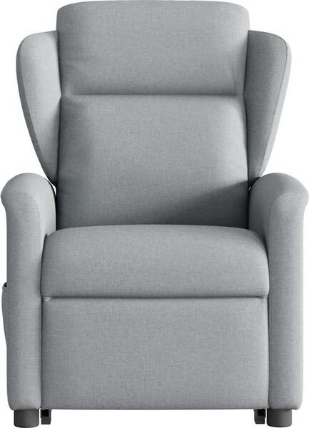 VidaXL Elektrické zvedací masážní polohovací křeslo textil [3303164] Barva: Tmavě šedá