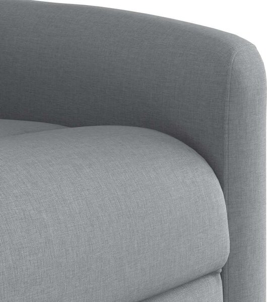 VidaXL Elektrické zvedací masážní polohovací křeslo textil [3303164] Barva: Tmavě šedá