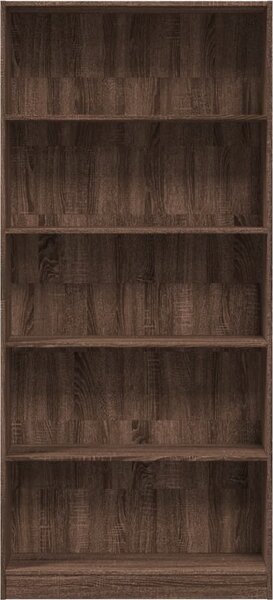 VidaXL Knihovna 80x24x176 cm kompozitní dřevo [857858] Barva: šedá sonoma