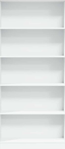 VidaXL Knihovna 80x24x176 cm kompozitní dřevo [857858] Barva: šedá sonoma