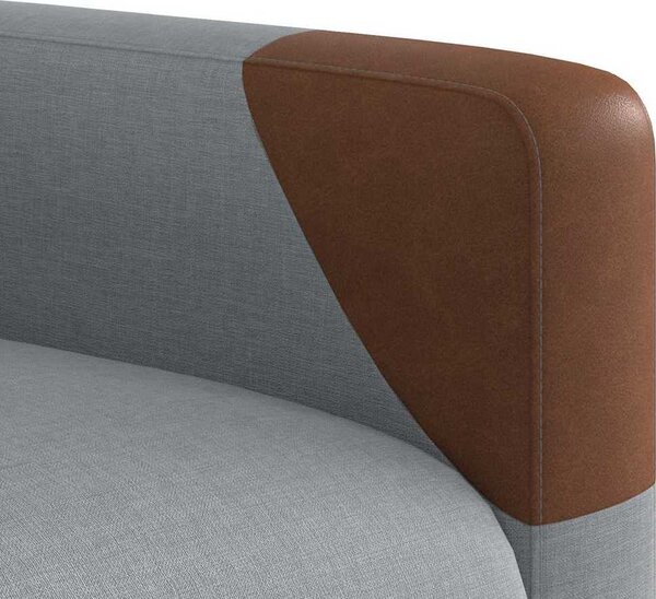 VidaXL Zvedací masážní polohovací křeslo textil [3324014] Barva: Tmavě šedá