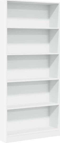 VidaXL Knihovna 80x24x176 cm kompozitní dřevo [857858] Barva: šedá sonoma