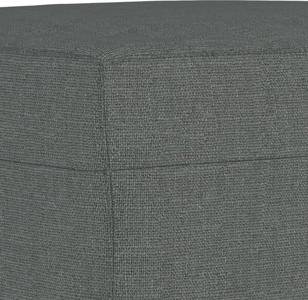 VidaXL 4dílná sedací souprava s poduškami textil [3202068] Barva: Tmavě šedá