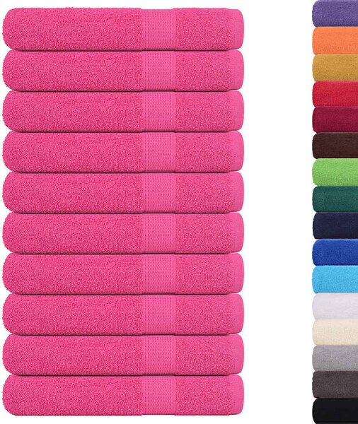VidaXL Saunové osušky FROGN 10 ks 80x200 cm 360 g/m² [137033] Barva: antracitová