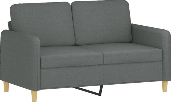 VidaXL 4dílná sedací souprava s poduškami textil [3202068] Barva: Tmavě šedá