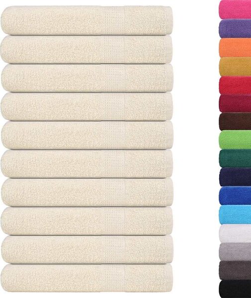 VidaXL Saunové osušky FROGN 10 ks 80x200 cm 360 g/m² [137033] Barva: antracitová