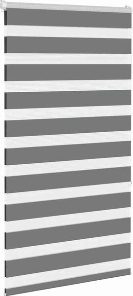 VidaXL Zebra roleta šířka látky 70,9 cm polyester [4014750] Barva: světle šedá