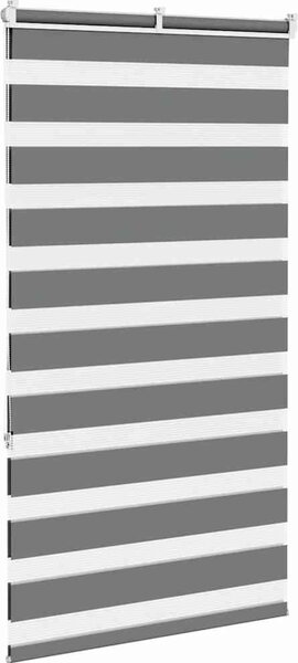 VidaXL Zebra roleta šířka látky 70,9 cm polyester [4014750] Barva: světle šedá