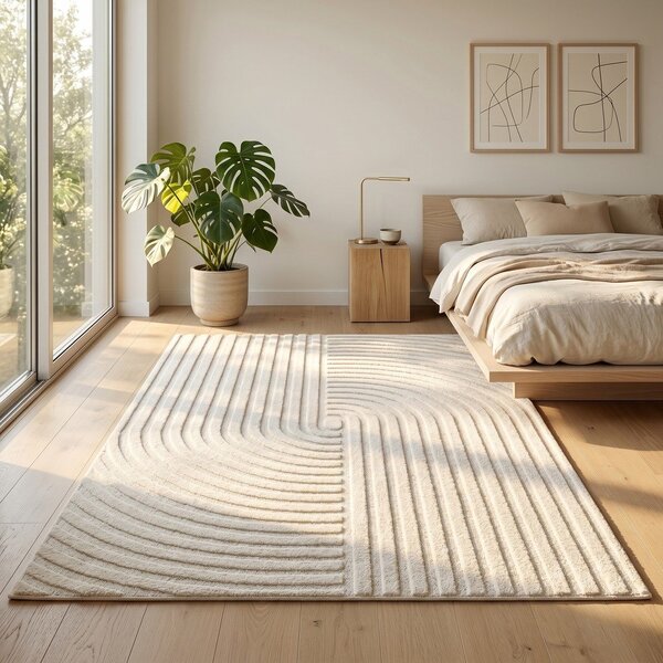 Krémový koberec 120x170 cm Serenity – ESTE