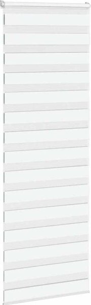 VidaXL Zebra roleta šířka látky 70,9 cm polyester [4014802] Barva: světle šedá