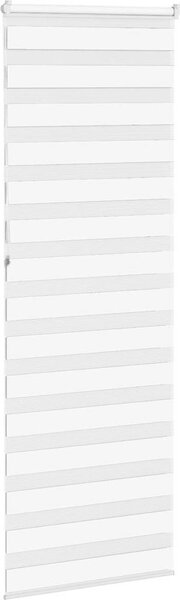 VidaXL Zebra roleta šířka látky 70,9 cm polyester [4014802] Barva: světle šedá