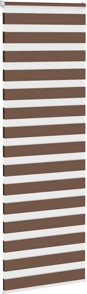 VidaXL Zebra roleta šířka látky 70,9 cm polyester [4014802] Barva: světle šedá