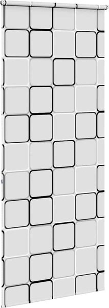 VidaXL Sprchová roleta 90x240 cm Šířka látky 86 cm [4014901] Barva: Čtvercový