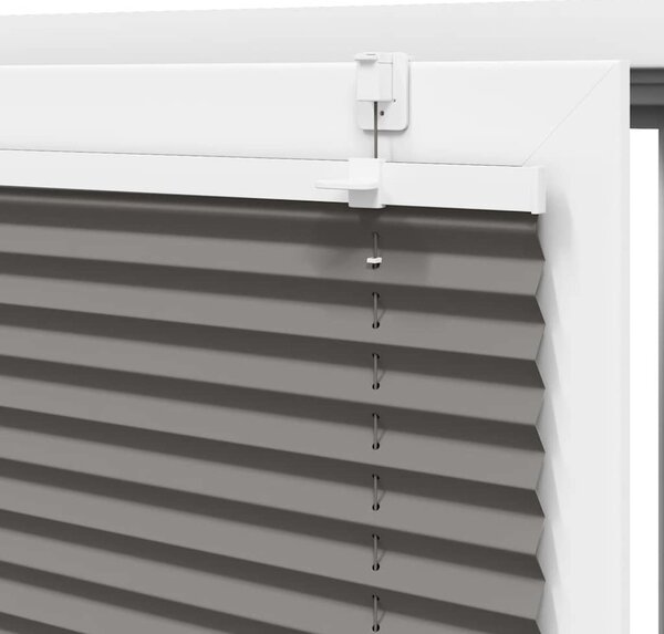 VidaXL Plisovaná roleta 60x150 cm Šířka látky 59,4 cm [4015084] Barva: světle šedá