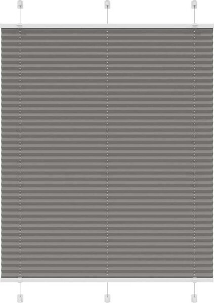 VidaXL Plisovaná roleta 105x150 cm Šířka látky 104,4 cm [4015450] Barva: antracitová